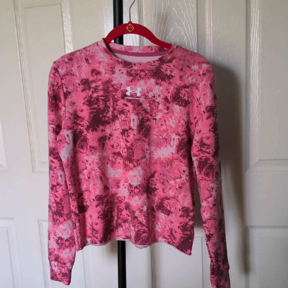 Under Armour Coral Tie-Dye Long Sleeve Shirt